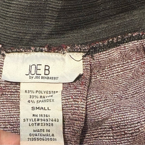 Joe B by Joe Benbasset Plaid Red & Black Mini Skirt SZ S - Picture 4 of 4